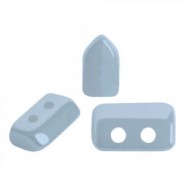 Les perles par Puca® Piros Perlen Opaque blue ceramic look 03000/14464